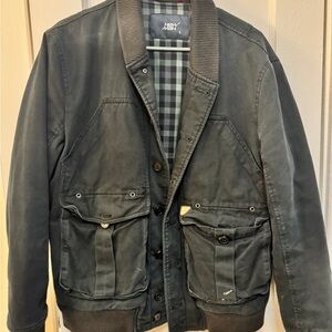 Men's Charcoal Bomber Jacket